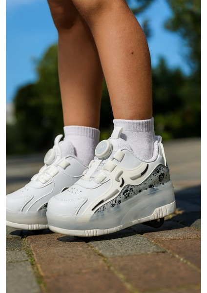 Kaykaylı Çocuk Işıklı Ayakkabı - Işıklı Patenli Kaykay Ayakkabı - Kaykay Ayakkabı fiyatları