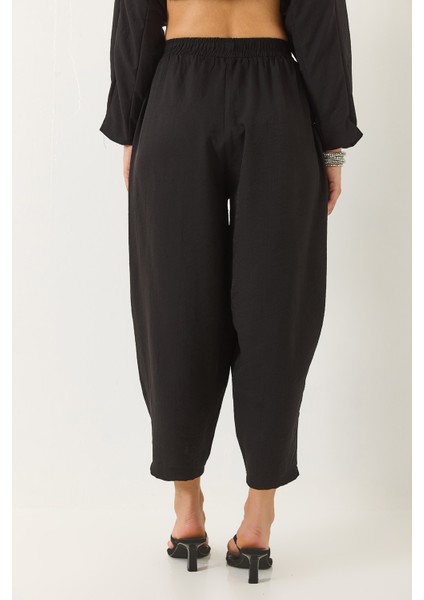 Kadın Yarasa Kol Gömlek Şalvar Pantolonlu Eliza Alt-Üst Takım indirimleri