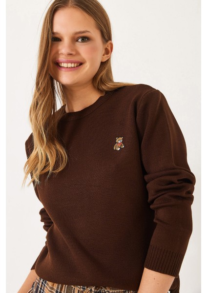 Kadınteddy Nakışlı Basic Kazak modelleri