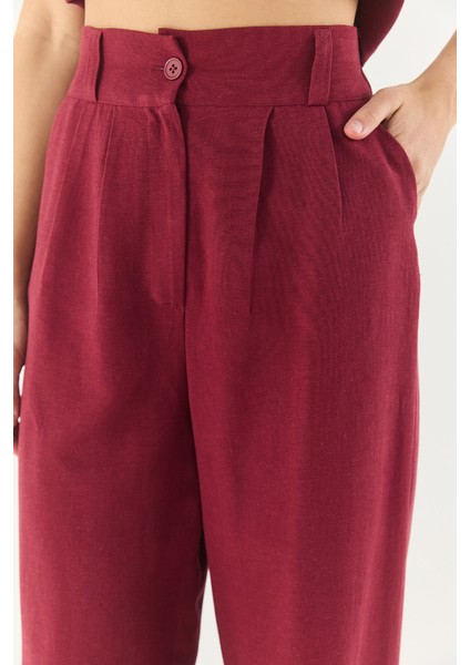 Kadın Yüksek Bel Pantolonlu Yelekli Astarlı Alt-Üst Takım indirimleri