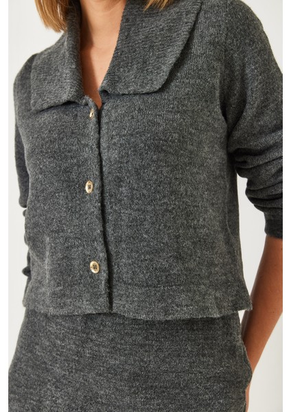 Kadın Üç Düğmeli Etekli Triko Takım fiyatları