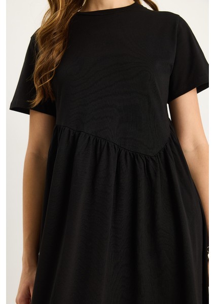 Kadın Büzgülü Uzun Örme Elbise fırsatları