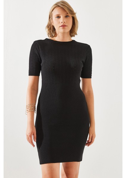 Kadın Sırt Detaylı Triko Elbise fiyatları