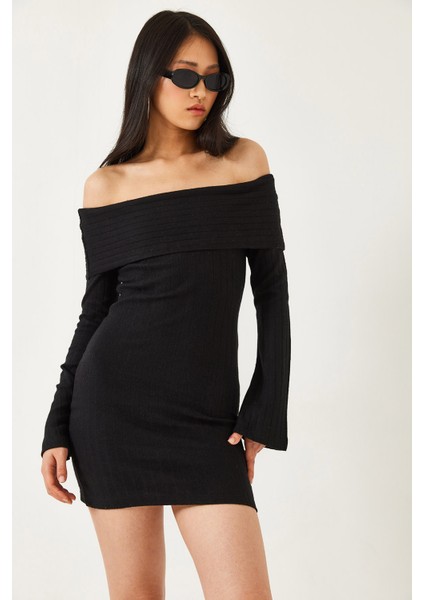 Kadın Madonna Yaka Midi Boy Elbise fiyatları