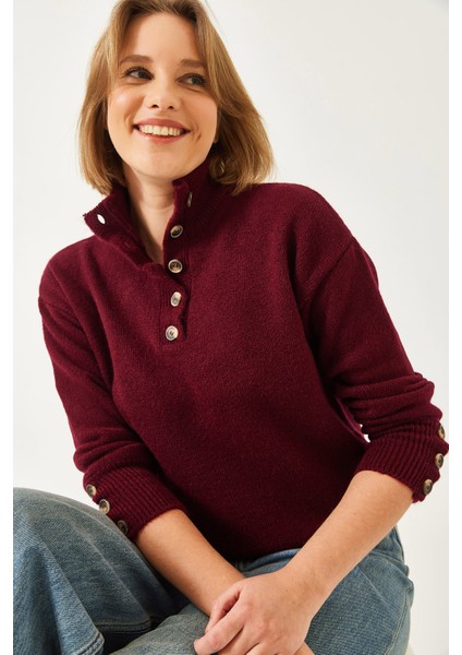 Kadın Kolu Patlı Triko Kazak fırsatları