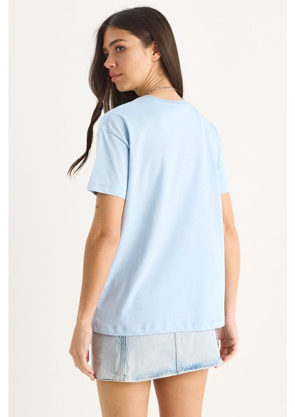 Kadın Teddy Kurdele Detaylı Taşlı T-Shirt indirimleri