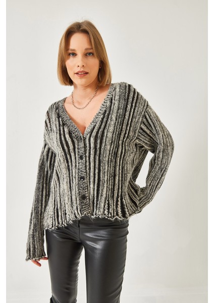 Kadın Links Örgü Salaş Triko Hırka fiyatları