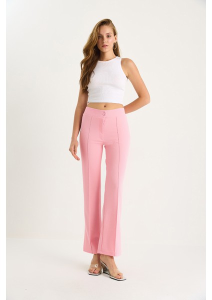 Kadın Çima Detaylı Ispanyol Paça Pantolon modelleri