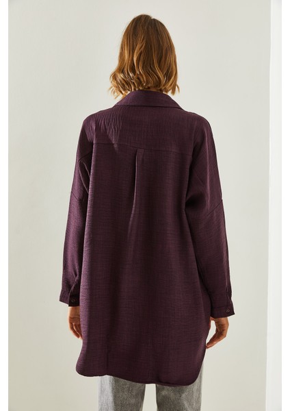 Kadın Nakışlı Sofya Keten Gömlek fırsatları