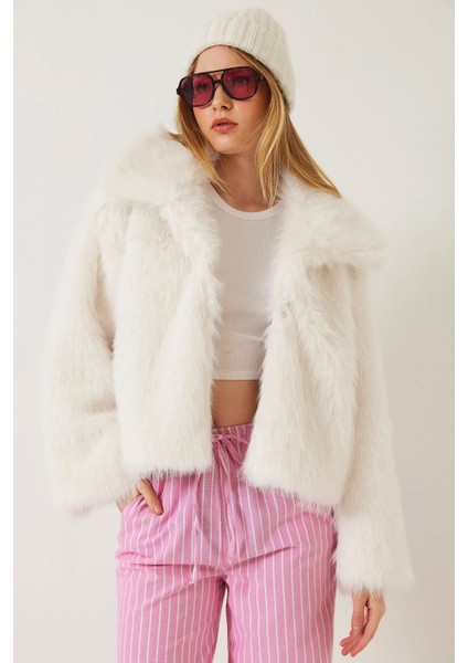 Kadın Yakalı Suni Kürklü Astarlı Mont fiyatları