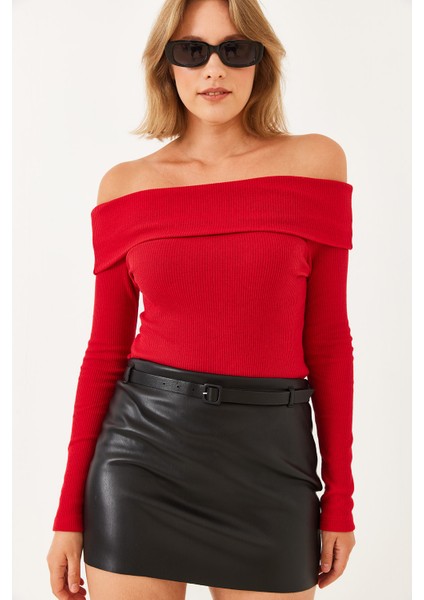 Kadın Madonna Yaka Kaşkorse Bluz fiyatları