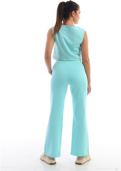 Yelekli İkili Kadın Takım Mint modelleri