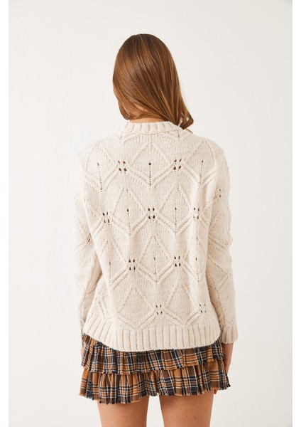 Kadın Ponpon Detaylı Triko Kazak fiyatları