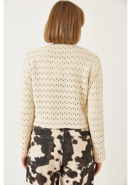 Kadın Önü Büzgülü Triko Kazak indirimleri