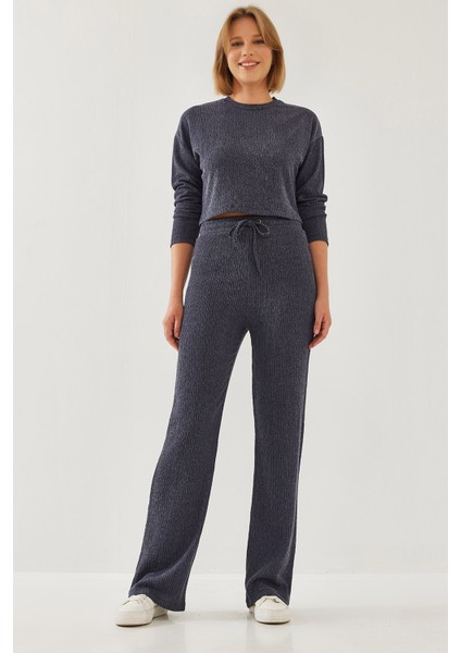 Kadın Bel Bağlamalı Basic Alt-Üst Takım