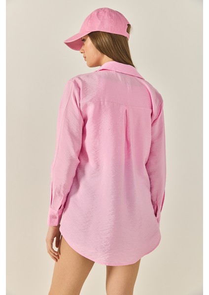 Kadın Nakış Detaylı Uzun Kollu Ayrobin Gömlek Mg indirimleri