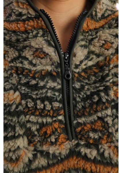 Kapüşonlu Peluş Kadın Sweatshirt fırsatları