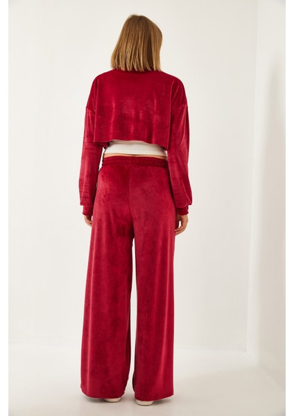 Kadın Atletli Kadife Üçlü Alt Üst Takım fiyatları