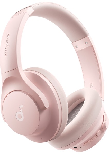 Soundcore Life Q20i Bluetooth Kablosuz Kulaklık - Hibrit Aktif Gürültü Önleyici Anc - Pembe - A3004