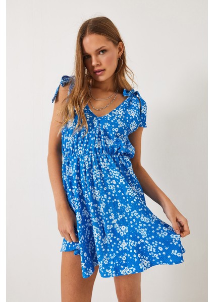 Kadın Yazlık Çiçekli Viskon Elbise fiyatları