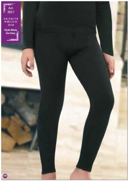 2017 Erkek Çocuk Termal Alt Içlik