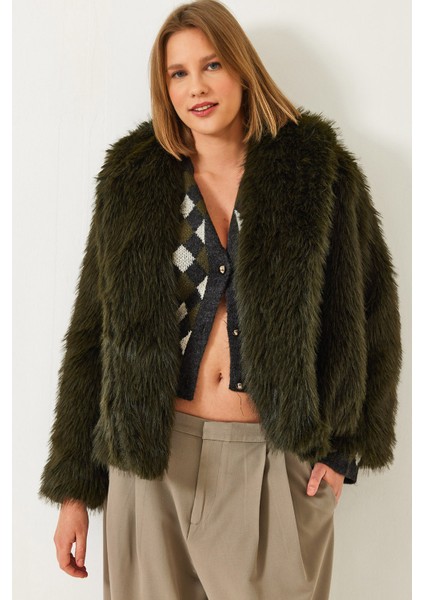 Kadın Premium Suni Kürk Ceket