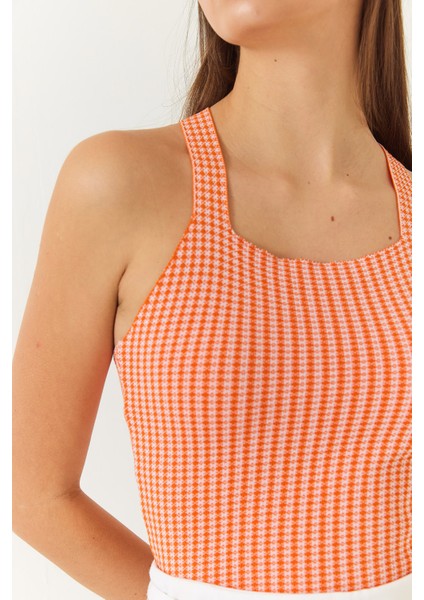 Kadın Çapraz Askılı Triko Bluz fiyatları