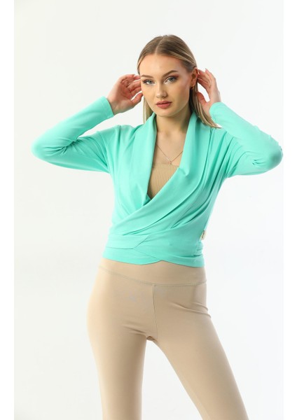 Mint Bağlamalı Kadın Hırka fırsatları