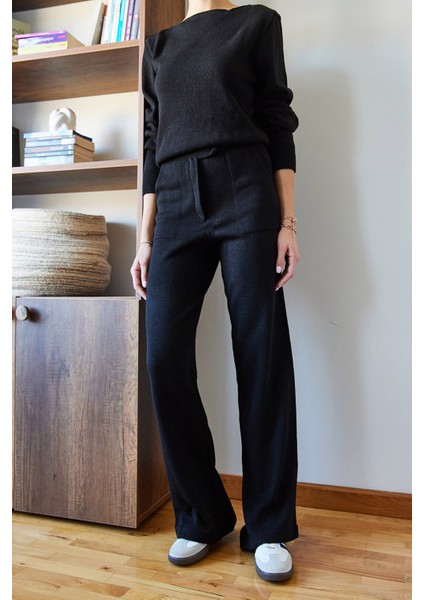 Kadın Beli Cırt Detaylı Basic Triko Alt-Üst Takım fiyatları