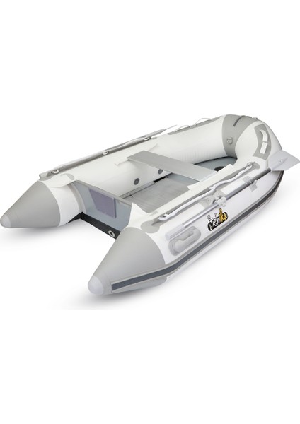 240cm Beyaz Alüminyum Taban Omurgalı Şişme Bot