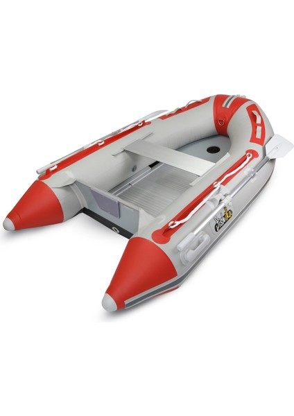 240cm Kırmızı Alüminyum Taban Omurgalı Şişme Bot