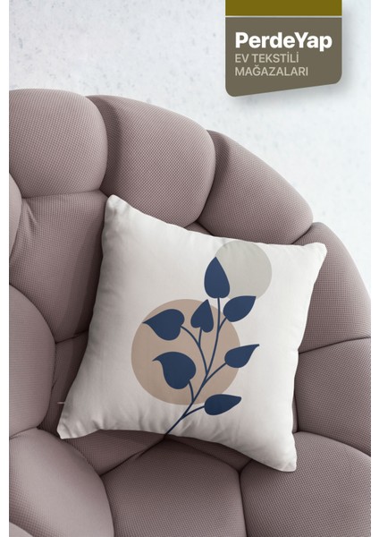 Beyaz Zemin Lacivert Kır Çiçekleri Desenli 4lü Dijital Baskılı Kırlent Yastık Kılıfı 43 x 43 cm 056 indirimleri