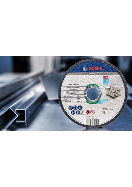 115x1 mm Rapido Çoklu Malzeme Kesme Taşı 2608602384 ( 25 adet ) fiyatları
