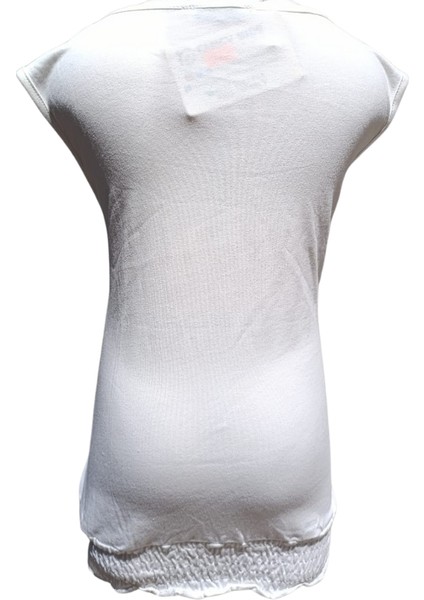 Firuze Baskılı Kız Atlet T-Shirt – Pamuklu, Esnek, Lastikli Bel Tasarım modelleri