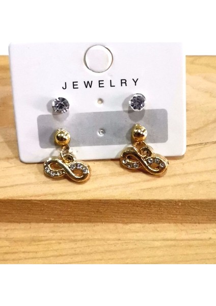 Figürlü Lüks Kararmaz Küpe