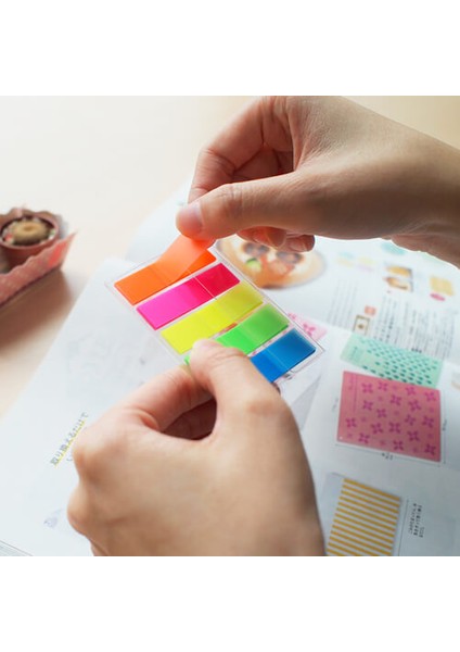 Stickn 5 Renk Film Index Ayraç Neon Renkler fiyatları