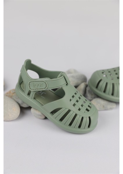 19 - 29 Numara Igor Tobby Solid Yeşil Sandalet modelleri