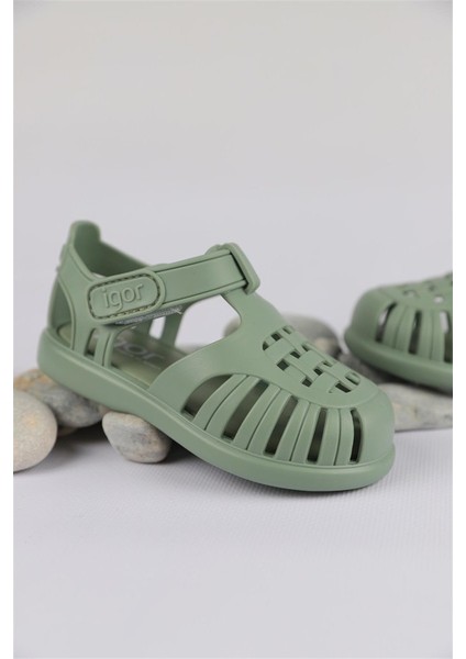 19 - 29 Numara Igor Tobby Solid Yeşil Sandalet indirimleri