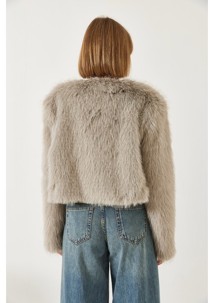 Kadın Suni Kürkllü Astarlı Mont indirimleri