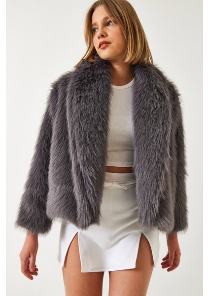 Kadın Premium Suni Kürk Ceket