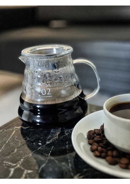 Cam Kahve Demleme Sürahisi 600 ml