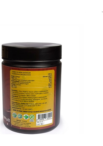 Pirinç Protein Çikolata Aromalı 400G