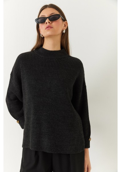 Kadın Selanik Örgü Kazak modelleri