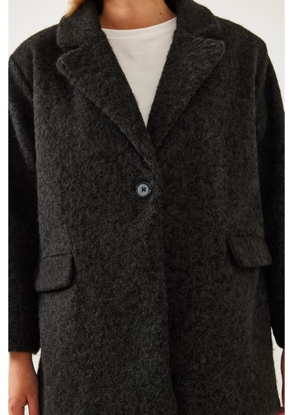 Kadın Salaş Kaşe Kaban