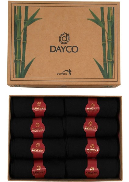 Premium 8'li Yazlık Siyah Bambu Çorap fırsatları