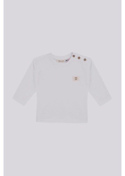 Bg Store Erkek Bebek Beyaz Tshirt