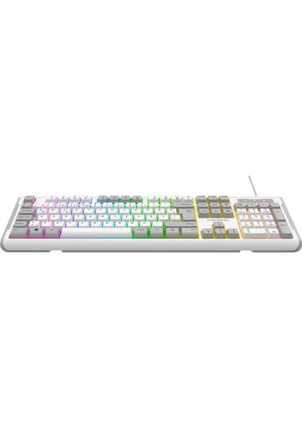 Kb-74 Membran Klavye Sessiz Klavye USB Rainbow Aydınlatmalı Q Oyuncu Klavyesi Gaming Klavye fiyatları
