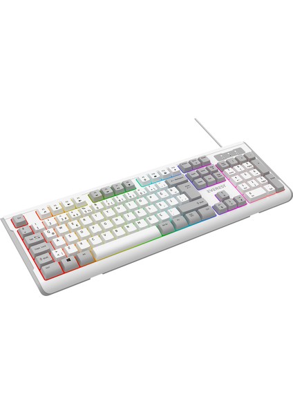 Kb-74 Membran Klavye Sessiz Klavye USB Rainbow Aydınlatmalı Q Oyuncu Klavyesi Gaming Klavye indirimleri