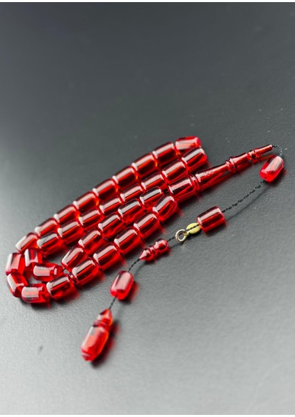 El Yapımı Özel Döküm Ateş Kehribar Tesbih Hcz-Mfhruff fiyatları