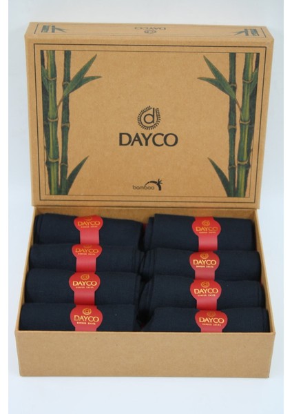 Premium Bambu Yazlık Çorap Dikişsiz 8'li Set Kraft Kutulu Lacivert 475 fiyatları